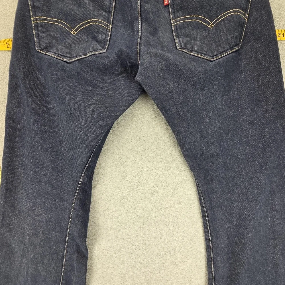 Vintage Levis Engineered Jeans Mens Blue Dark Wash Twisted Fits 26x28